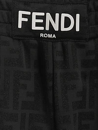 Kids Nylon And Cotton Shorts