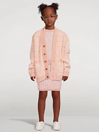 Kids Chenille V-Neck Cardigan