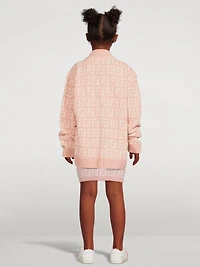 Kids Chenille V-Neck Cardigan