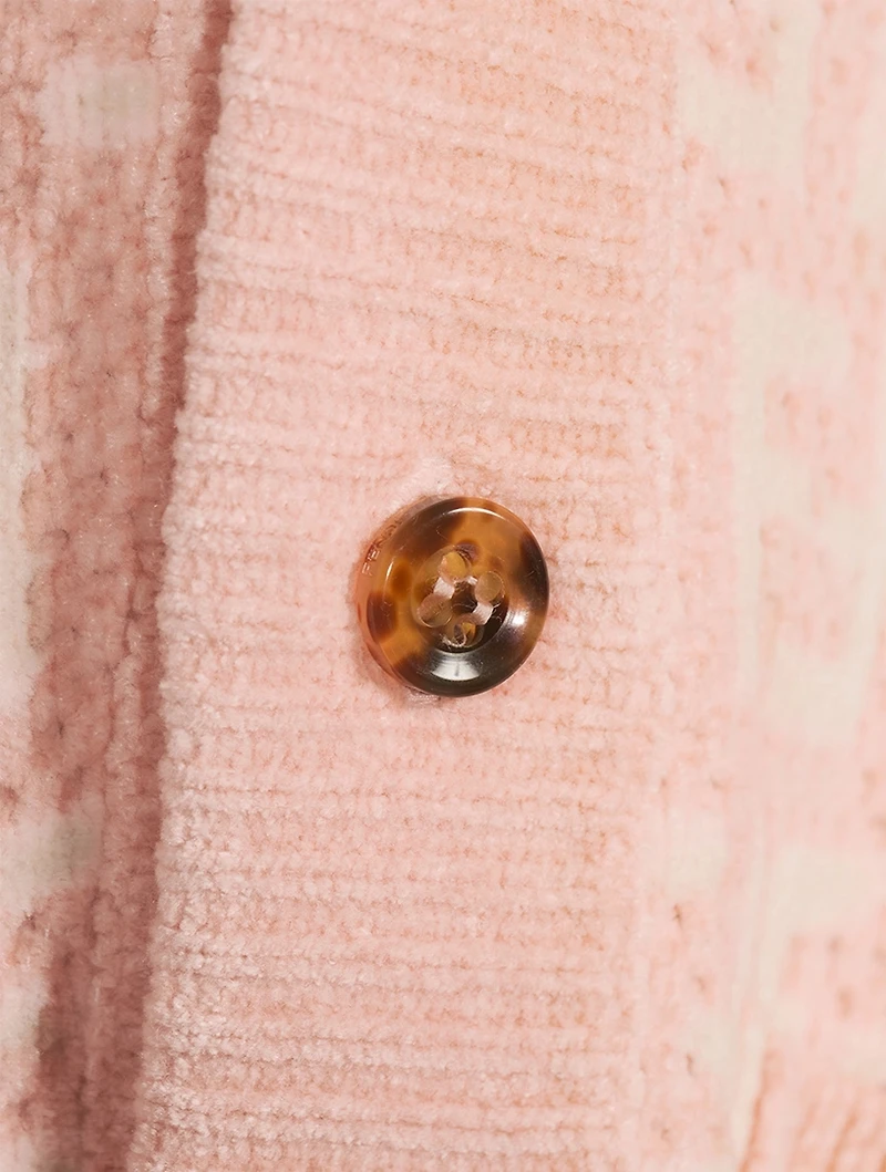 Kids Chenille V-Neck Cardigan