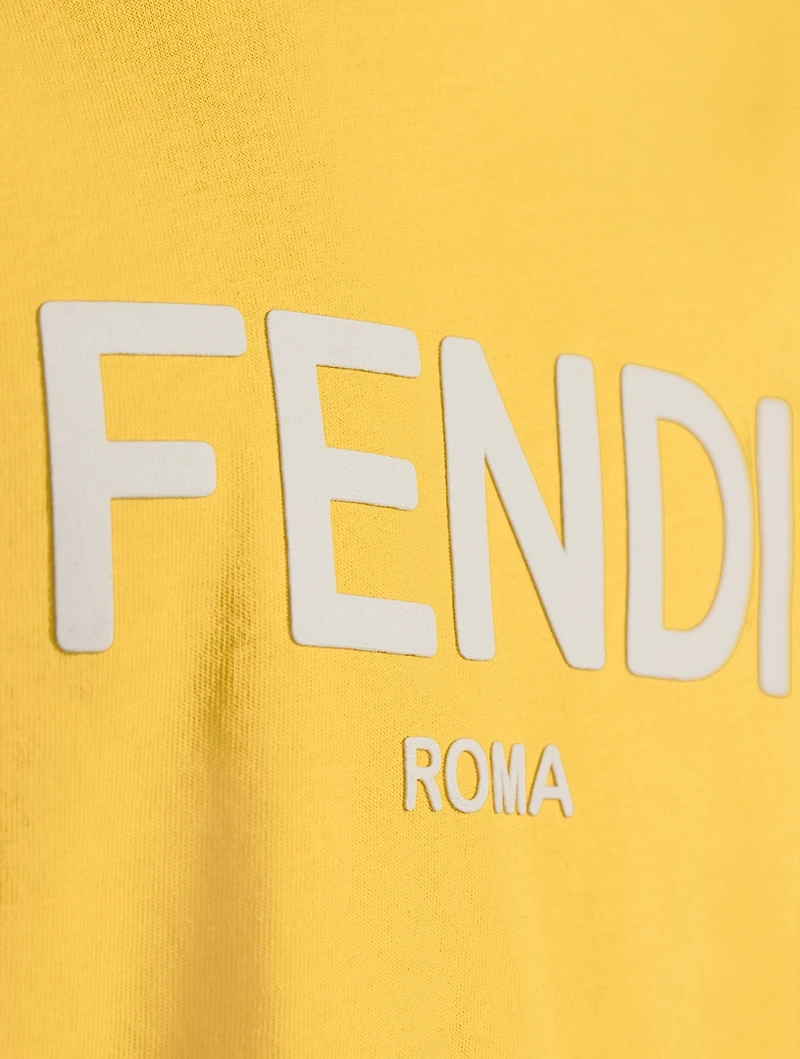 Kids Cotton Cropped T-Shirt