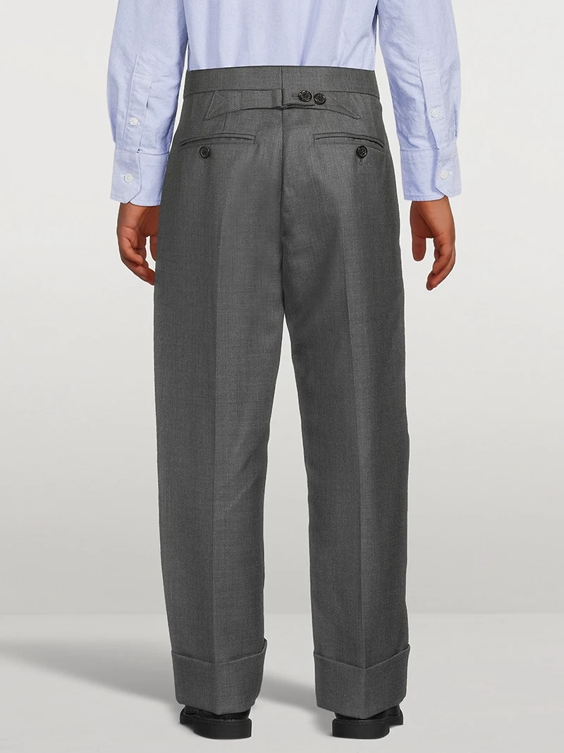 Super 120s Twill Wool Pants