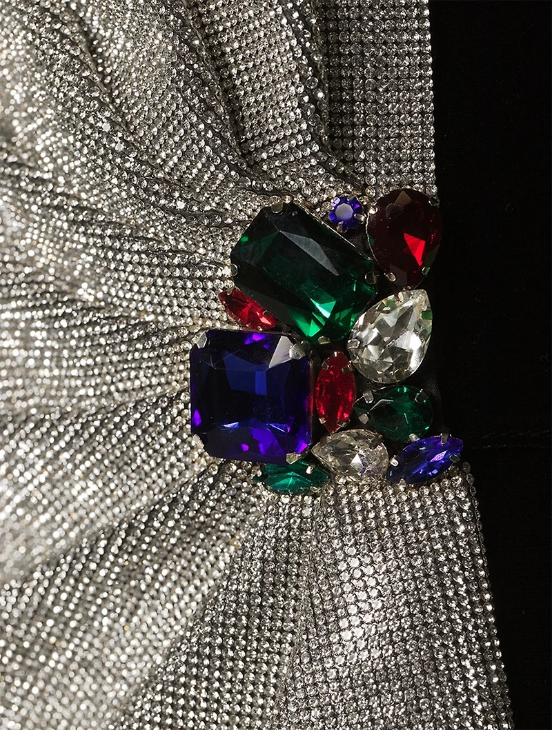 Diamond Strapless Mini Dress