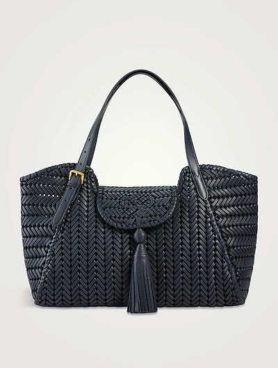 The Neeson Tassel Leather Tote Bag