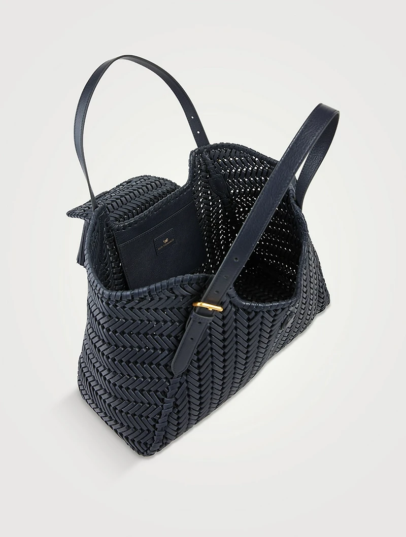The Neeson Tassel Leather Tote Bag