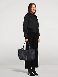 The Neeson Tassel Leather Tote Bag