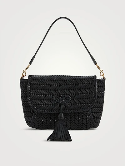 The Neeson Tassel Leather Shoulder Bag