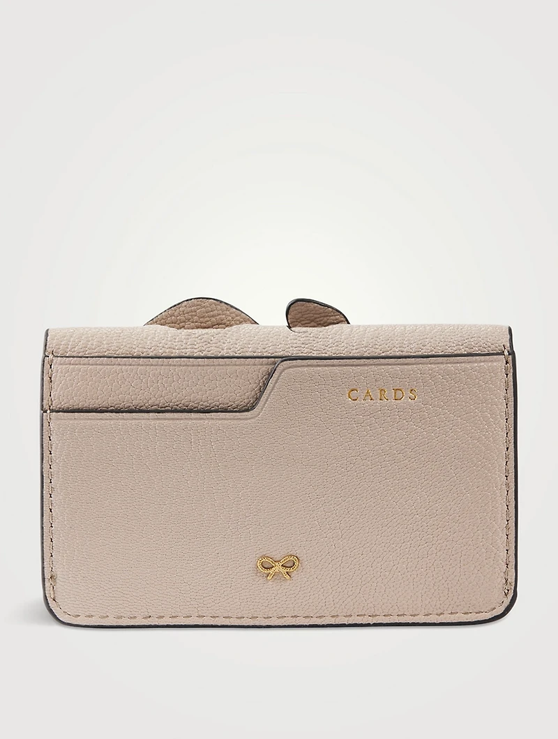 Rabbit Leather Card Holder