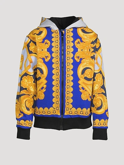 Barocco 600 Cotton Zip Hoodie