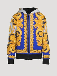 Barocco 600 Cotton Zip Hoodie