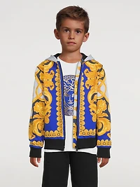 Barocco 600 Cotton Zip Hoodie