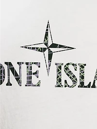 Cotton T-Shirt With Camo Logo
