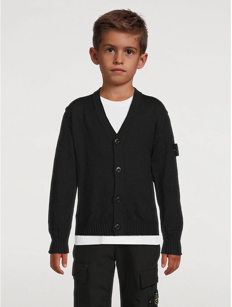 Cotton And Nylon Cardigan