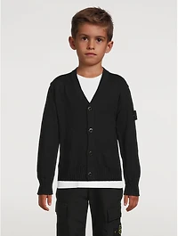 Cotton And Nylon Cardigan
