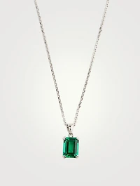 Fulton 9K White Gold Pendant Necklace