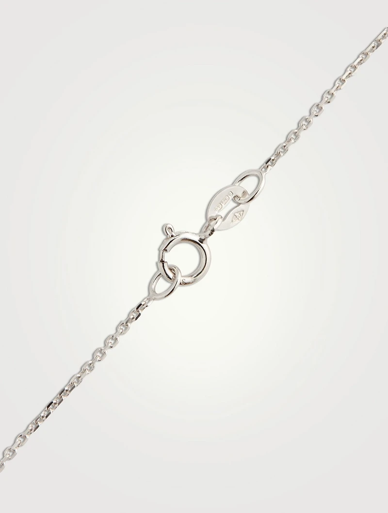 Fulton 9K White Gold Pendant Necklace