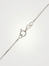 Fulton 9K White Gold Pendant Necklace