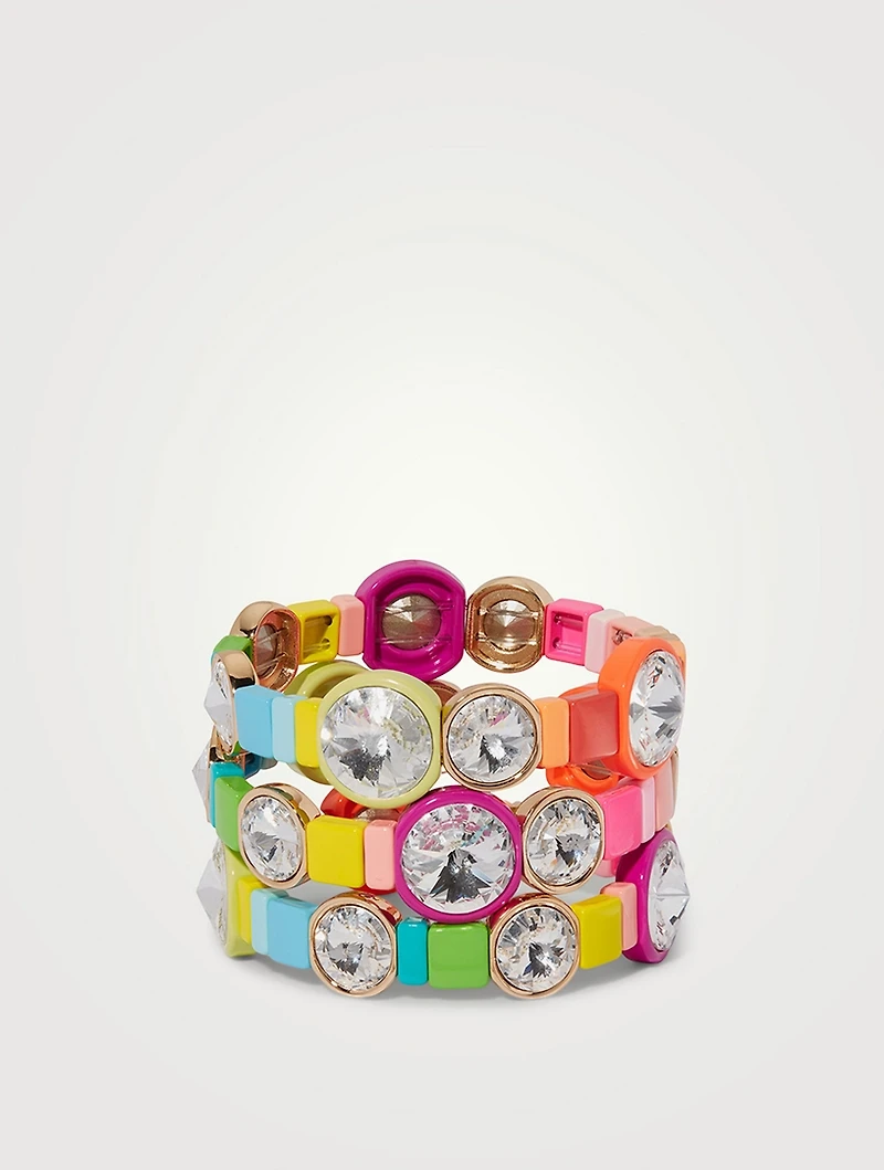 Set Of Three Razzle Dazzle Bracelets