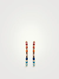 Golden Rainbow Hoop Earrings