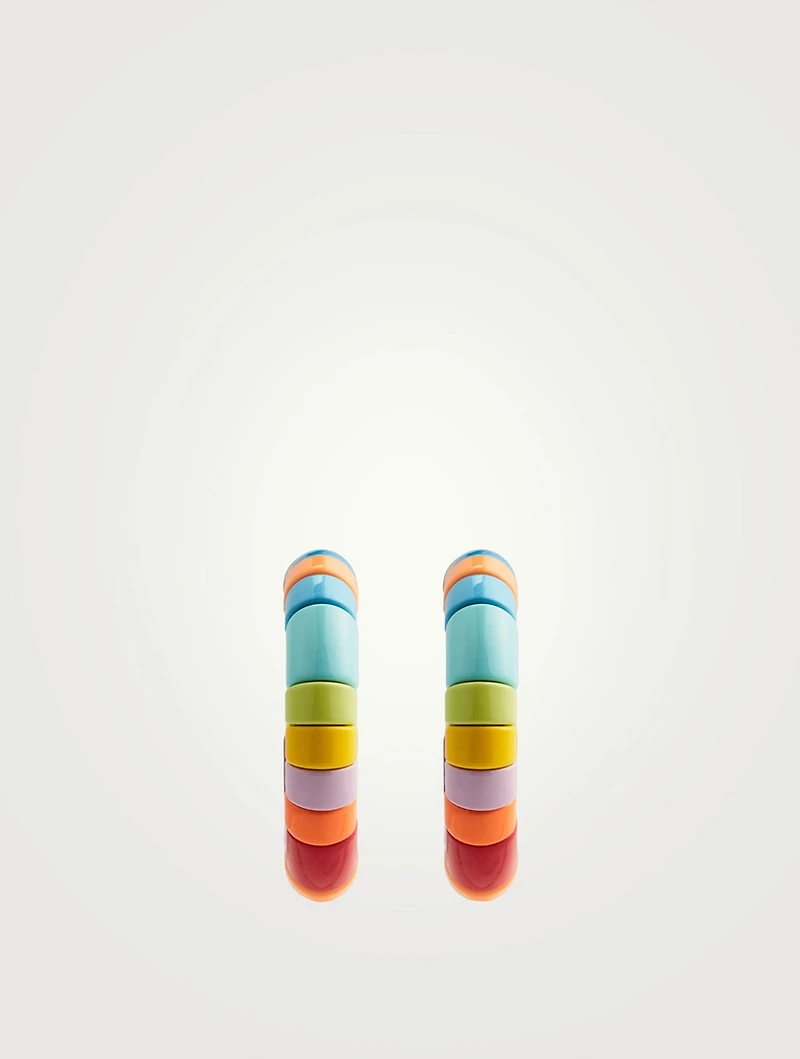 Brighten Up Chubbie Hoop Earrings