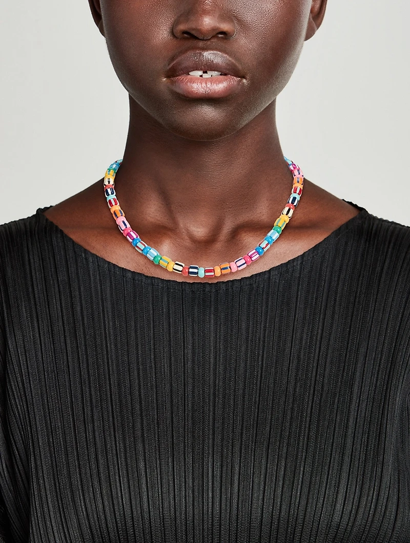 The Smile Beaded Necklace