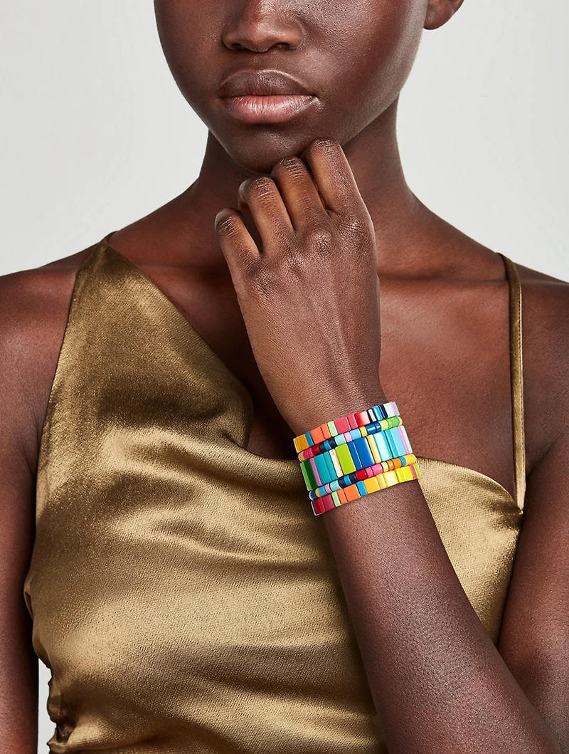 Set Of Five Starburst Bracelets