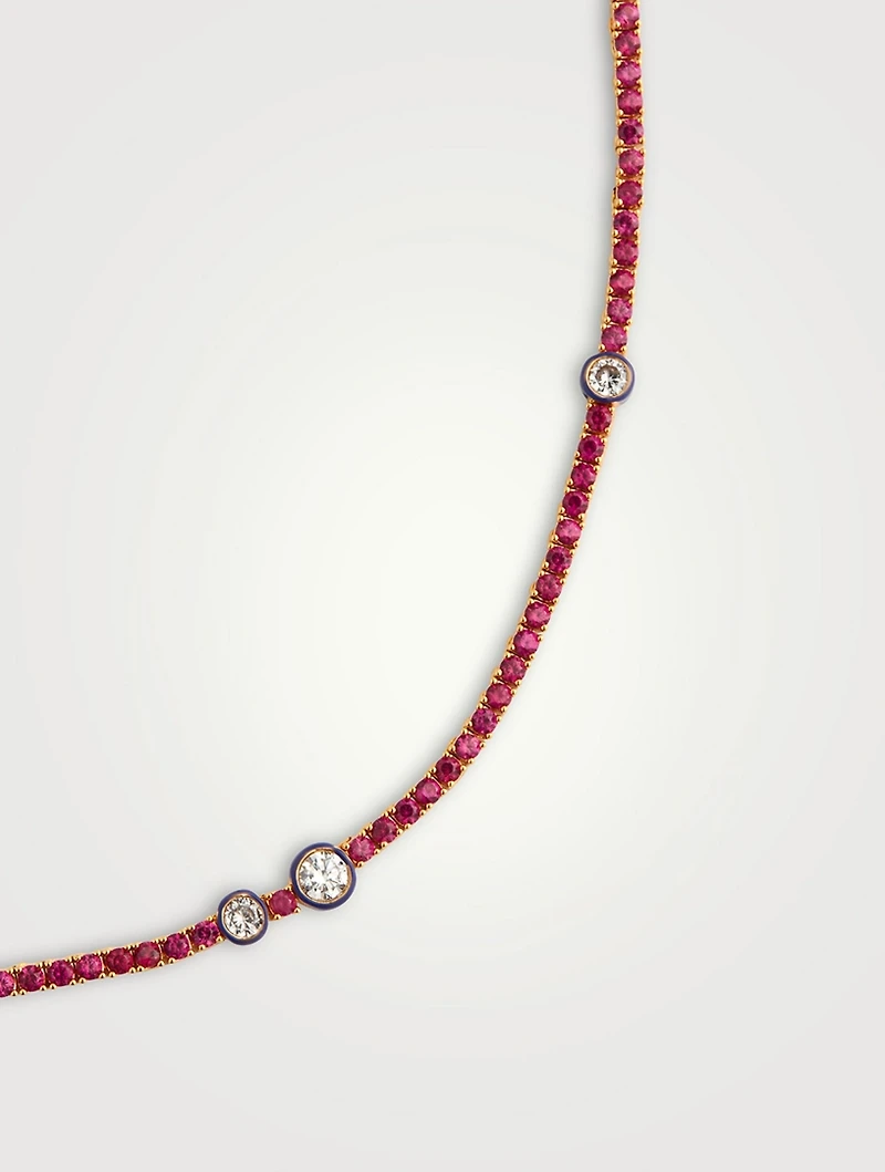 40 Love Tennis Necklace