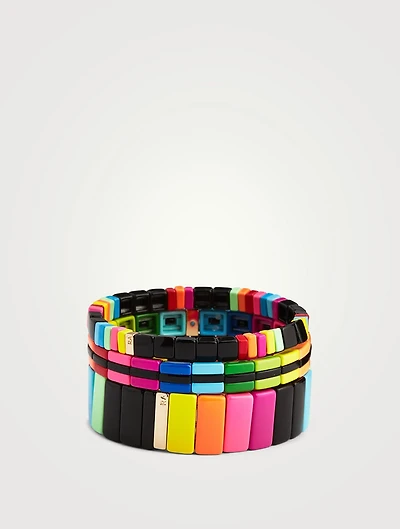 Set Of Three Midnight Madness Bracelets