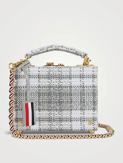 Micro Tweed Box Bag
