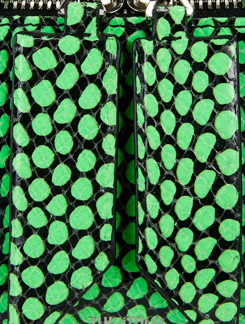 Friday Printed Leather Crossbody Bag