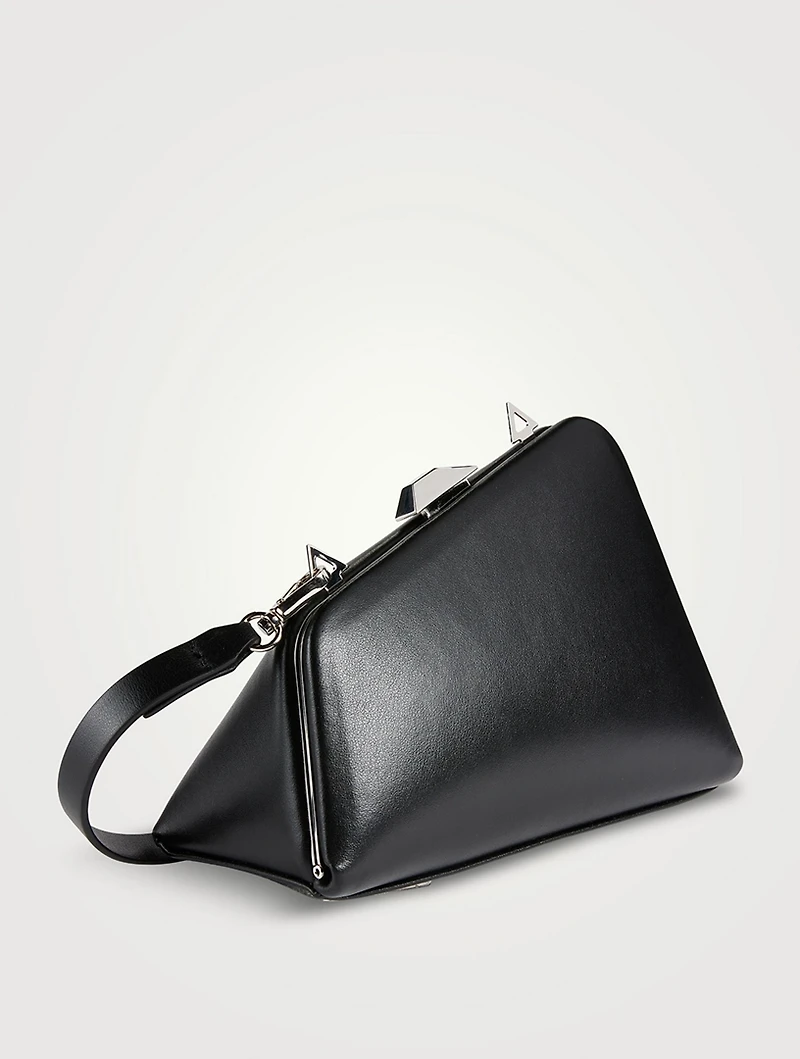 Midnight Leather Clutch