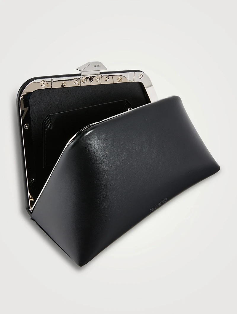 Midnight Leather Clutch
