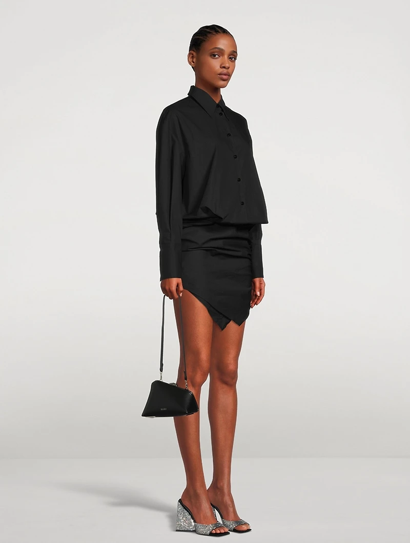 Midnight Leather Clutch