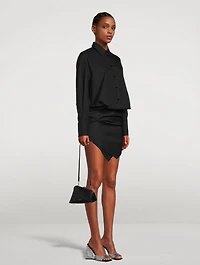 Midnight Leather Clutch
