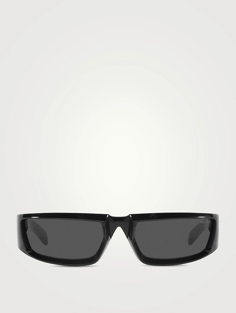 Rectangular Wrap Sunglasses