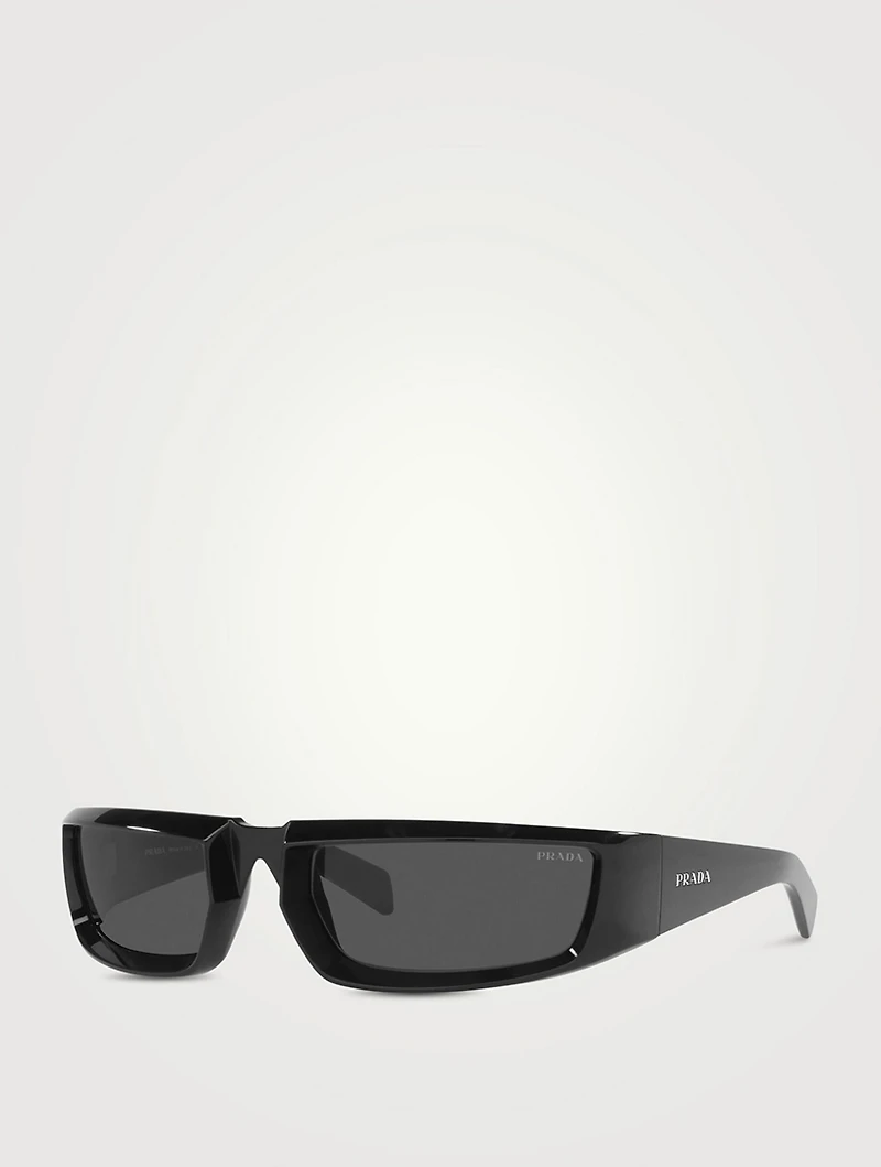 Rectangular Wrap Sunglasses