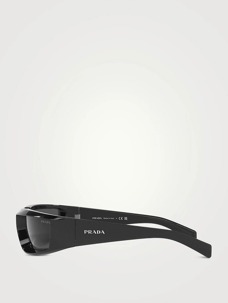 Rectangular Wrap Sunglasses