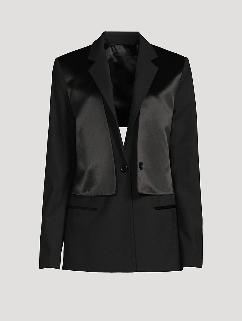 Cut-Out Blazer
