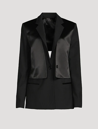 Cut-Out Blazer