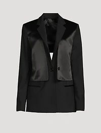Cut-Out Blazer