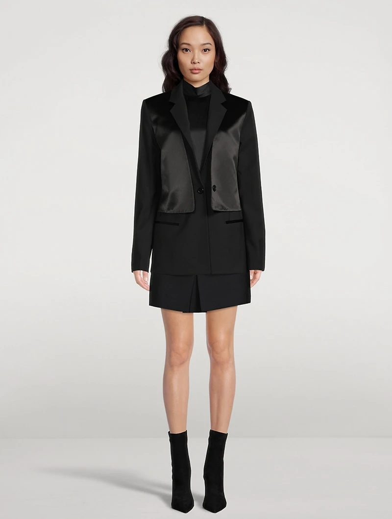 Cut-Out Blazer