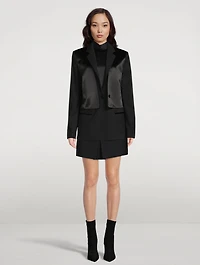 Cut-Out Blazer