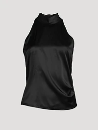Silk Stretch Halter Top