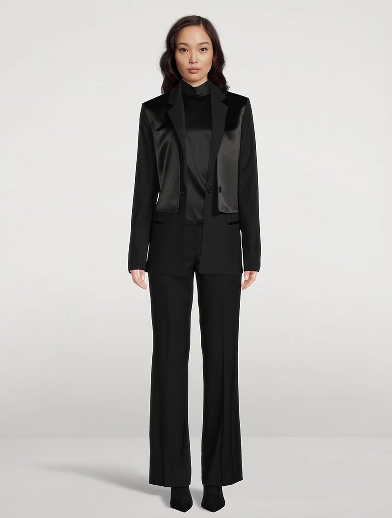 Silk Stretch Halter Top