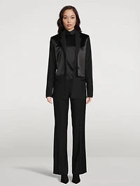 Silk Stretch Halter Top