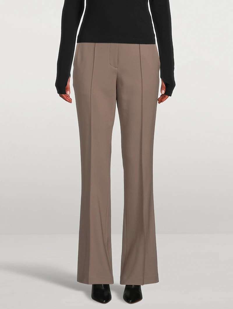 Straight-Leg Trousers