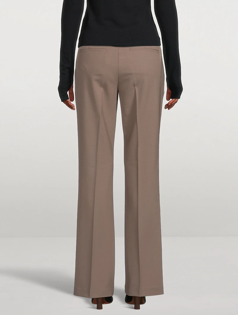Straight-Leg Trousers