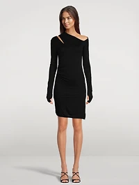Asymmetric Mini Dress