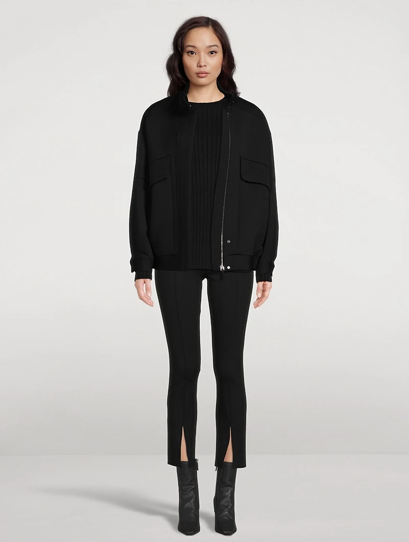 Ash Open-Back Silk Sweater