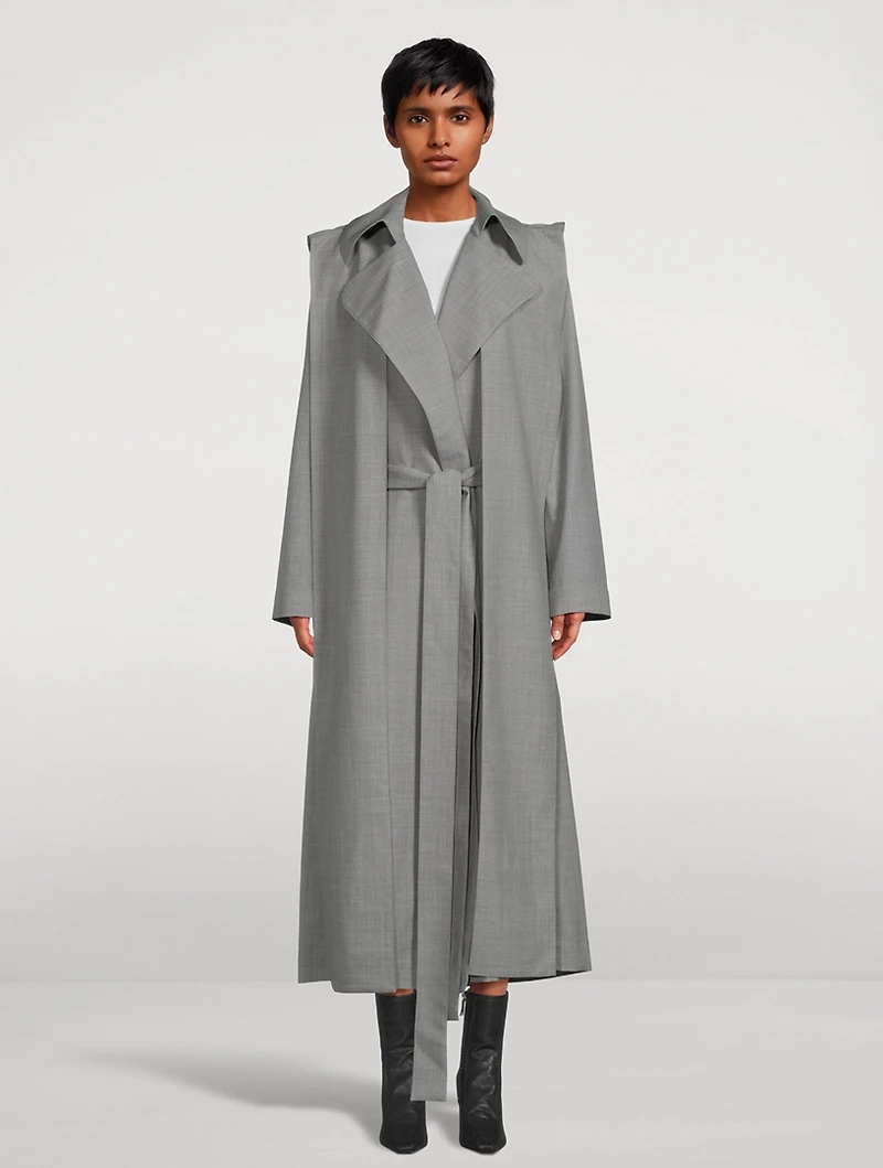 Badva Wool Trench Coat